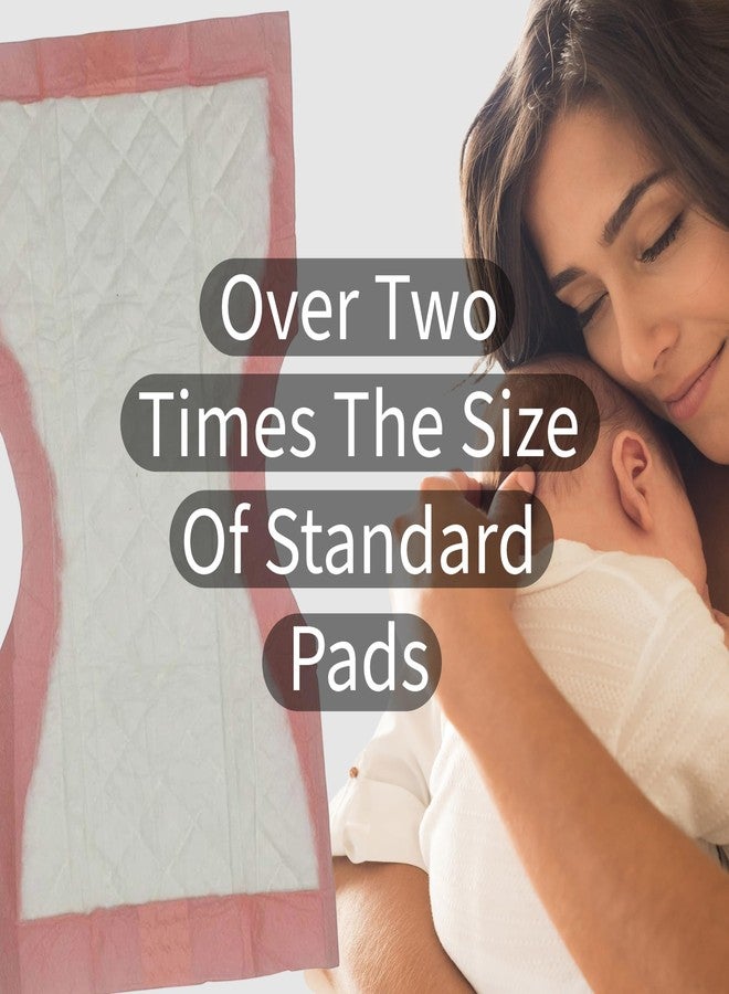 Vakly Extra Large Postpartum Maternity Pads [40 Pack] Hospital Style Super-Absorbent Contoured Pad Liners - 7" Wide X 14" Long - Heavier Overnight Post Birth Protection for Women - Incontinence Liners - Image 3
